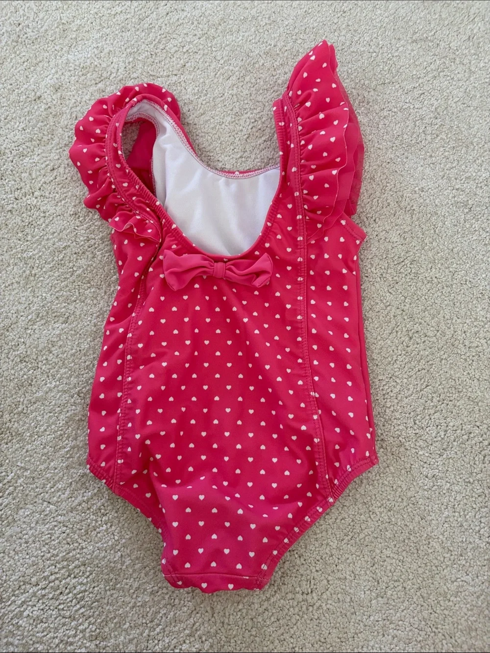 Heart RuffleButts One-Piece Swimsuit